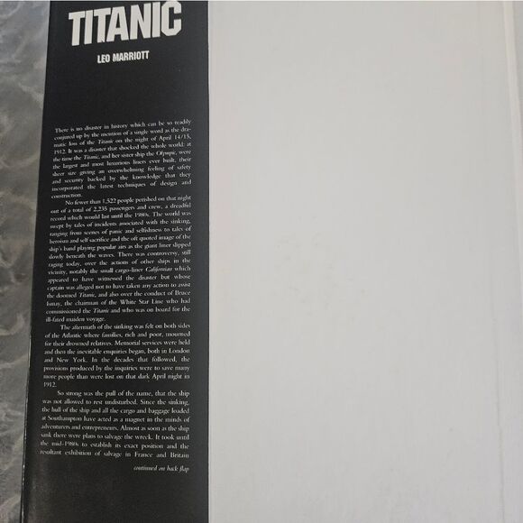 Titanic Book - Picture 3 of 6